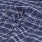 Preview: Flanell Baumwolle Karo blau hell